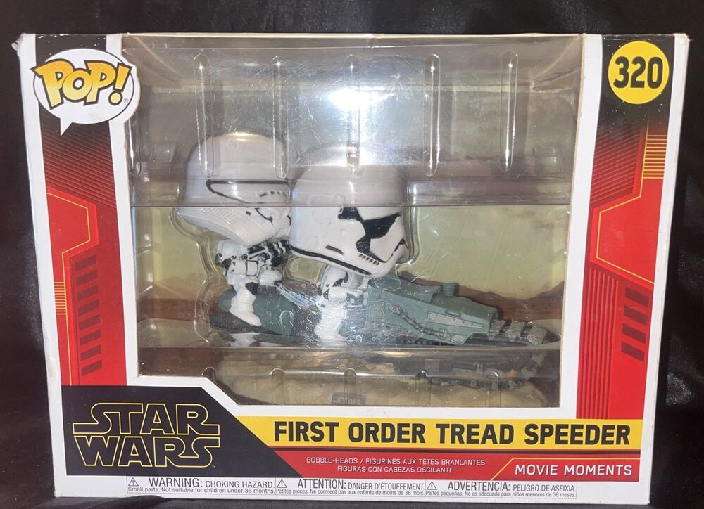 Funko Pop Moments Star Wars #320 First Order Tread Speeder Slightly Damaged Box